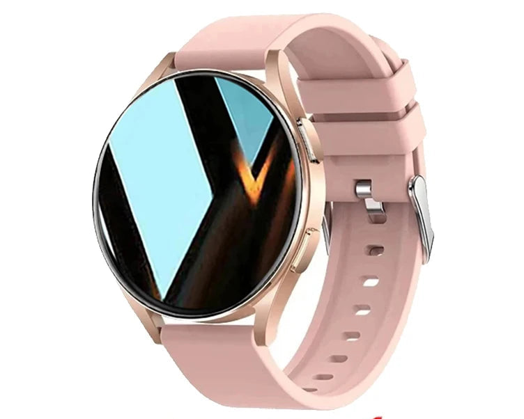 Smartwatch Circular Deportivo con Monitor de Salud y Bluetooth