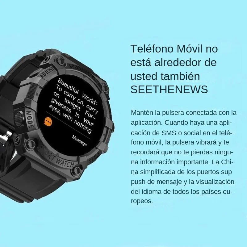 Nuevo Reloj Inteligente Hombres Women Rate Heart Pressure Monitoring Bluetooth Smartwatch Reloj Fitness Reloj Deporte Para Android Ios
