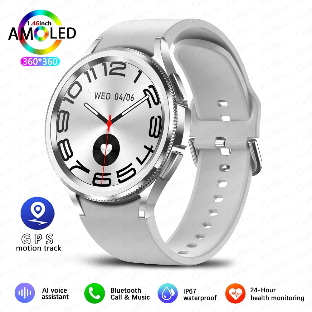 Reloj Inteligente Hombres GPS Spaorts Modelo Fitness Salud Valor Cardíaco Monitor Smartwatch 2025 Nuevo