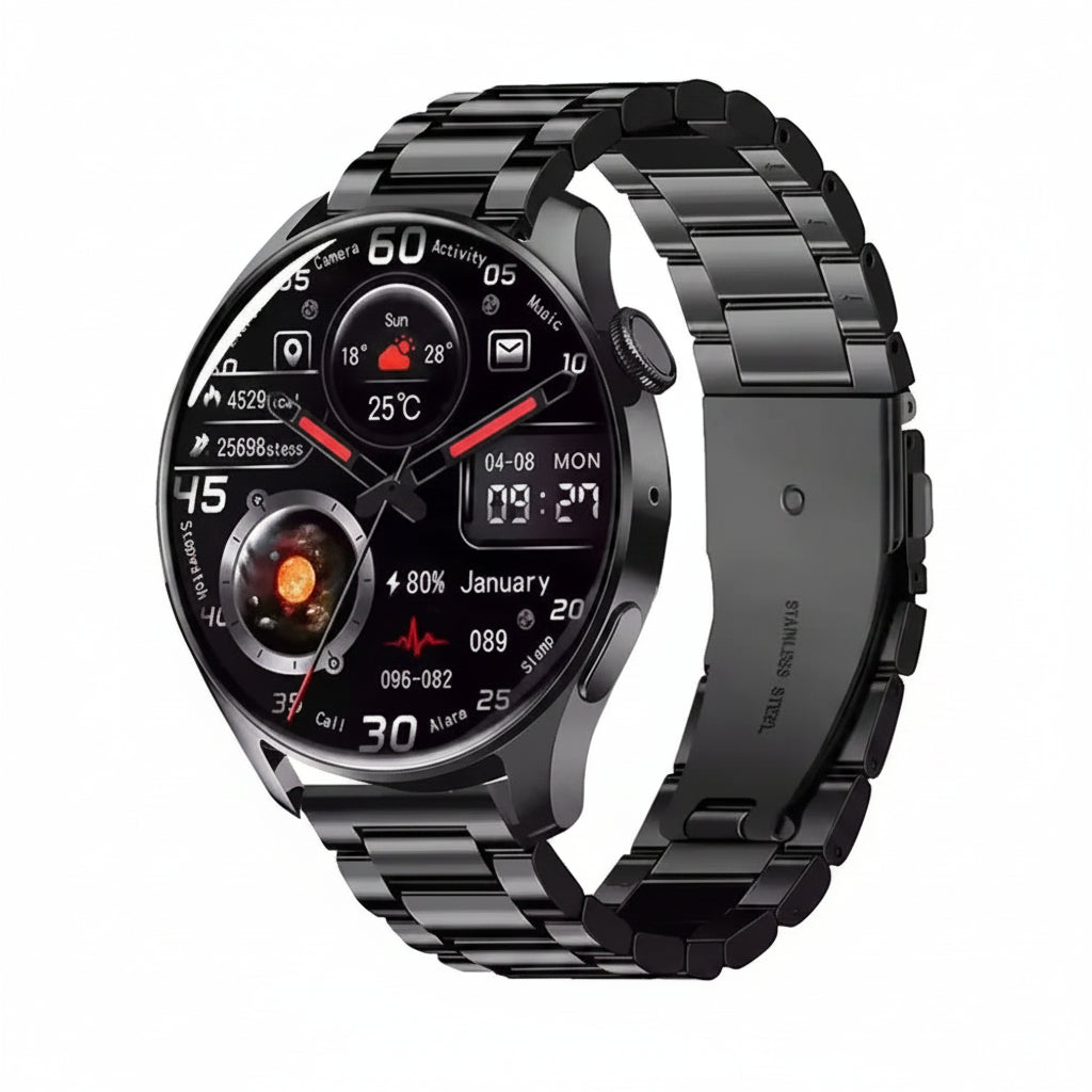 Inteligente Pantalla AMOLED HD 2026 GPS Trayectoria Tasa Corazón Bluetooth Llamadas