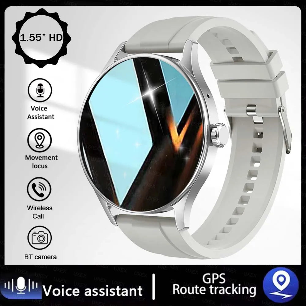Reloj Inteligente de Moda Plus 1.55 HD Para Hombre y Mujer Control de Aplicaciones BT Llame a Health Tracker Regalo Sorpresa Personalizado Vigilancia de negocios
