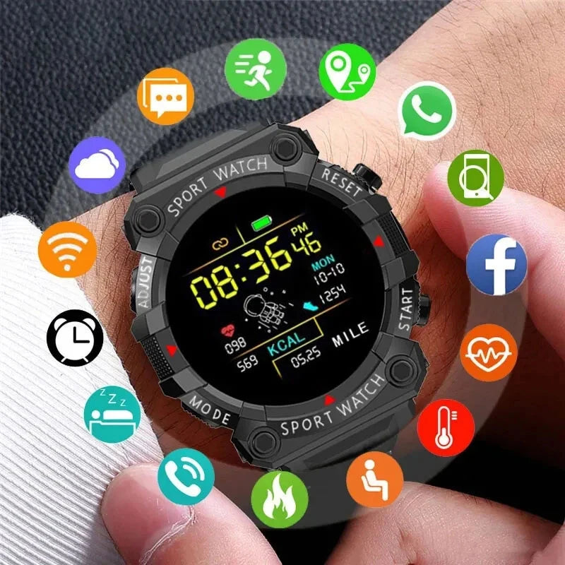 Nuevo Reloj Inteligente Hombres Women Rate Heart Pressure Monitoring Bluetooth Smartwatch Reloj Fitness Reloj Deporte Para Android Ios