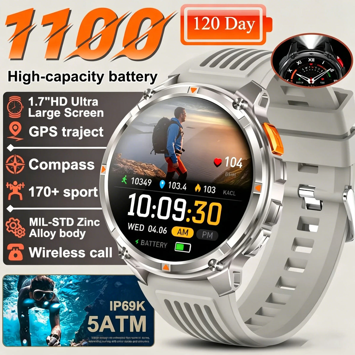 Reloj Inteligente AMOLED HD