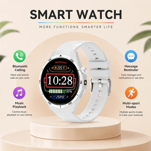 Reloj Inteligente 2026 Pantalla HD de 1.50 pulgadas Recordatorio Bluetooth Mensaje de vida Modo multi-deportivo