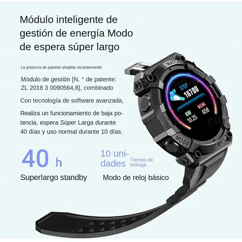 Nuevo Reloj Inteligente Hombres Women Rate Heart Pressure Monitoring Bluetooth Smartwatch Reloj Fitness Reloj Deporte Para Android Ios